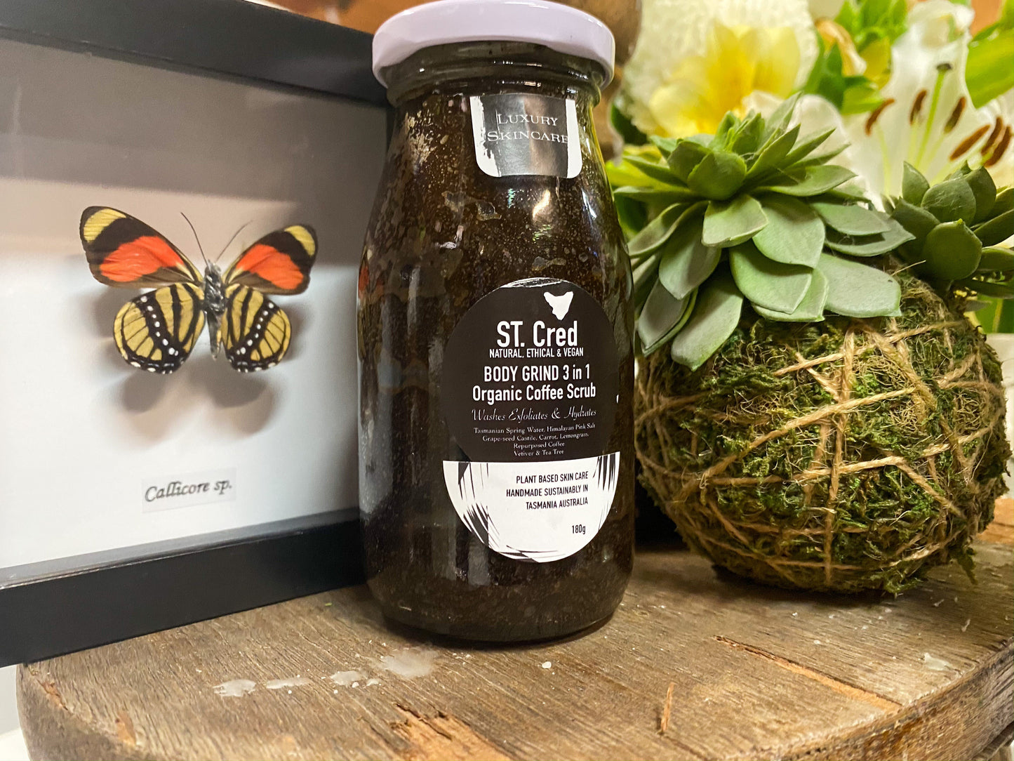 BODY GRIND - 3 IN 1 ORGANIC COFFEE SCRUB Skincare St. Cred