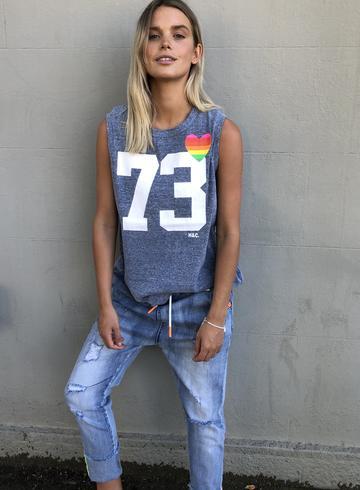 RETRO RIB 73 TANK Top Hammill & Co