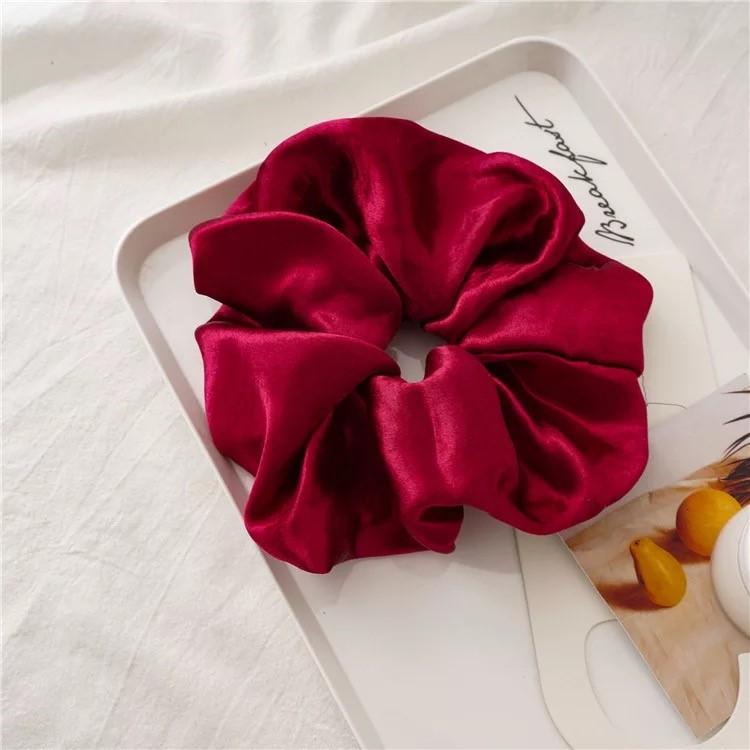 Oversized Raw Silk Scrunchie Hair Accessories HAEL XIII