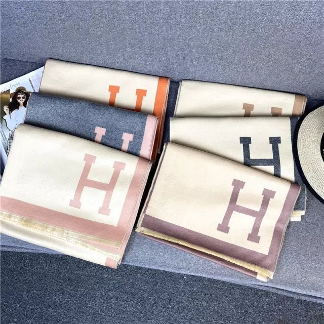 H Scarf - Pashmina Scarf HAEL XIII