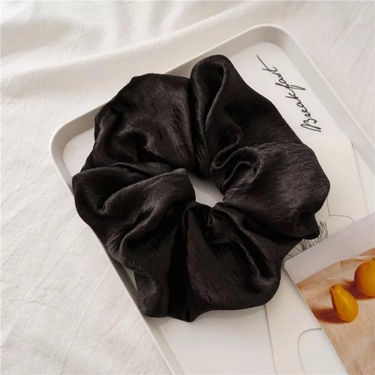 Oversized Raw Silk Scrunchie Hair Accessories HAEL XIII