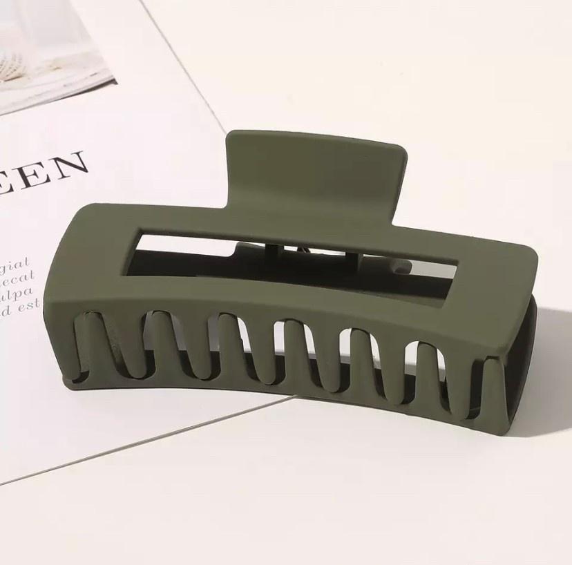 Matte Rectangle hair clip Hair Accessories HAEL XIII