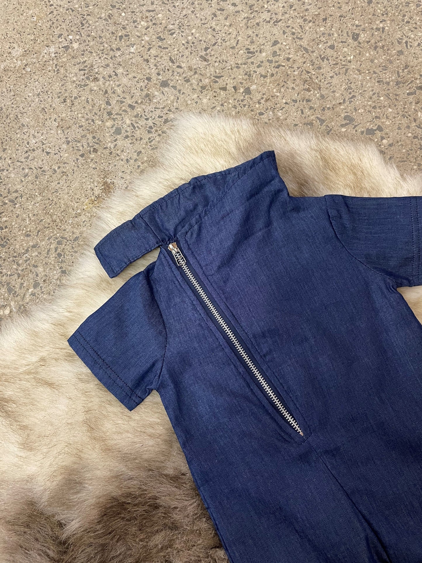 Denim Look Onesie Kids Little Love Bug
