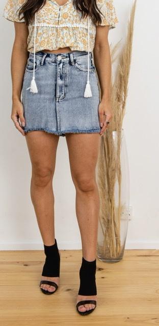 Frankie Baby Hi Low Skirt Skirt Country Denim Australia