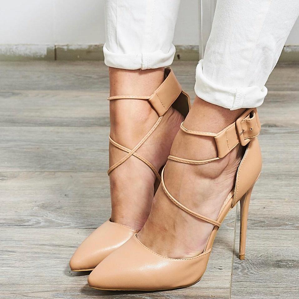 Koko Stiletto Beige Shoes George The Label