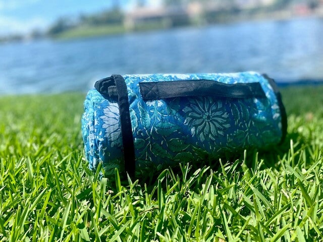 Wildflower Picnic Blanket – Blue Iris Homewares House Of Skye
