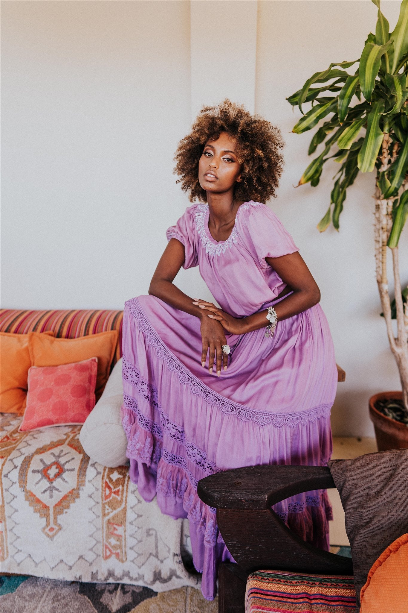 Daydream Blouse in Lavender Top House Of Skye