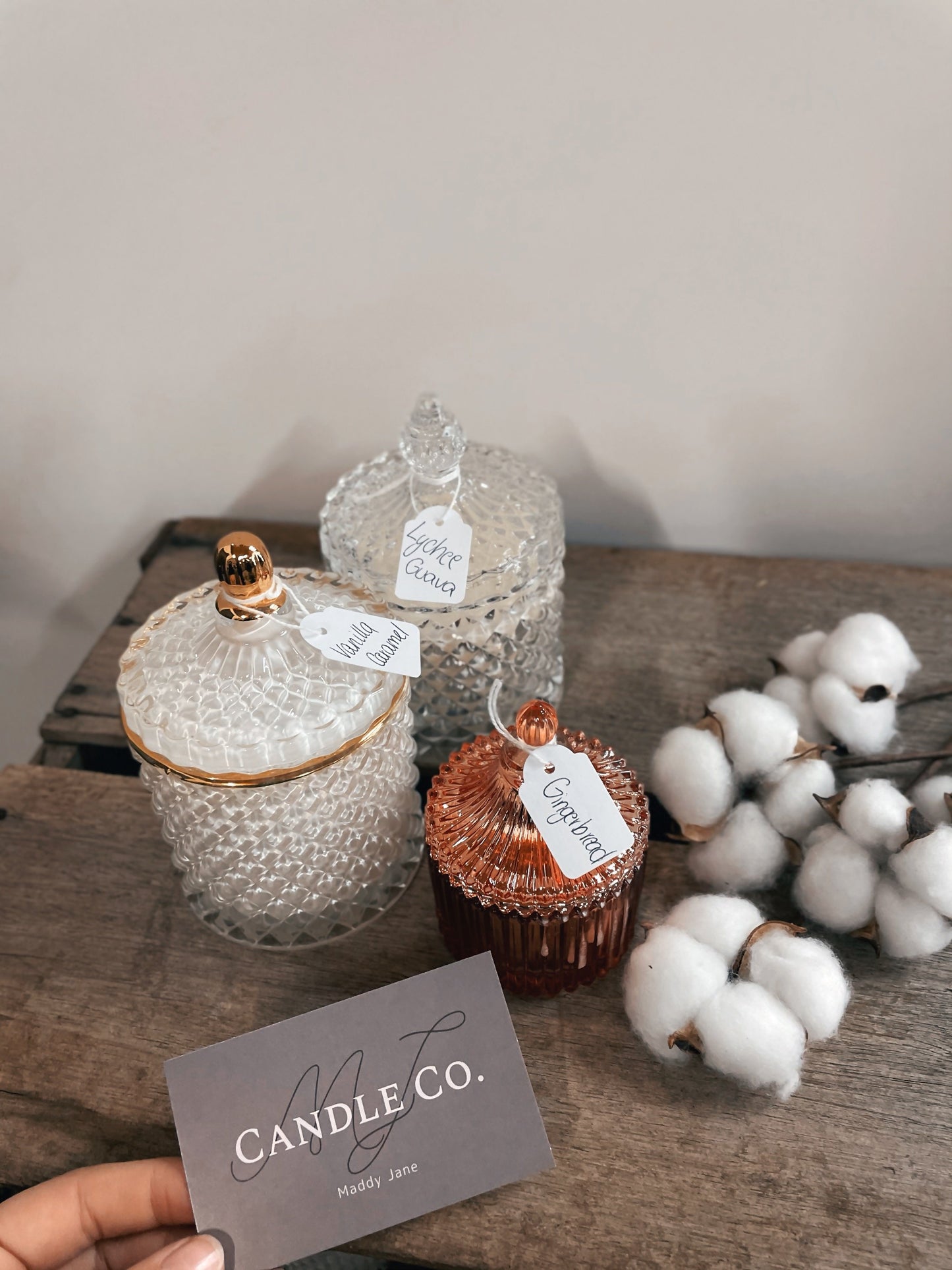 Lychee Guava- Clear Crystal Candle Candle Co