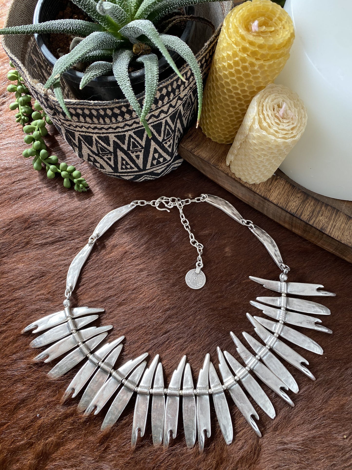 Toulin Turkish Silver Necklace Zamac Necklace HAEL XIII