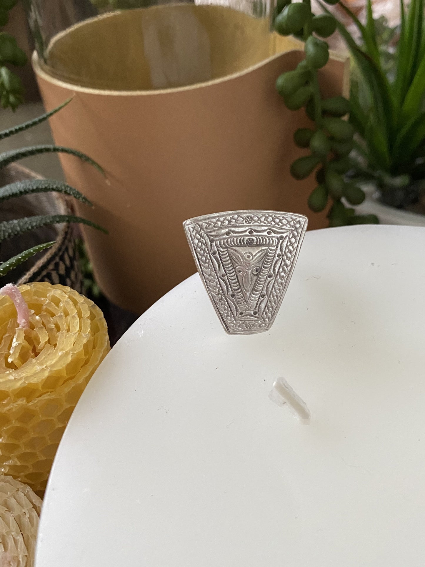 Selene Turkish Silver Ring Zamac Ring HAEL XIII