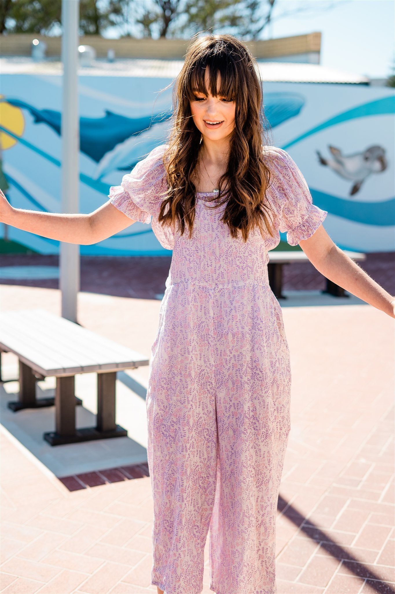 Rani Romper Lilac Breeze Jumpsuit Little Miss Gypsy