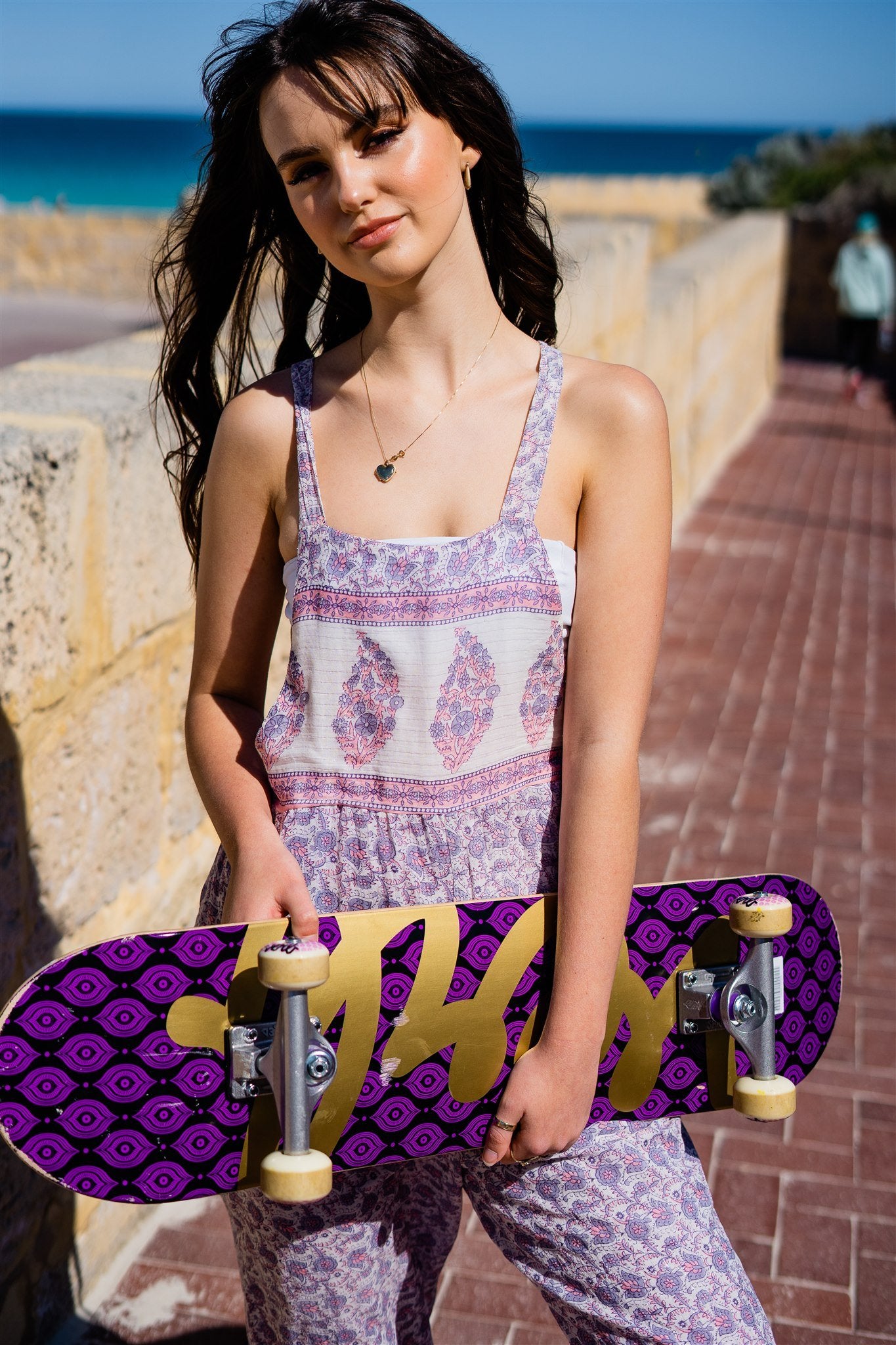 Rani Romper Mauve Mist Jumpsuit Little Miss Gypsy