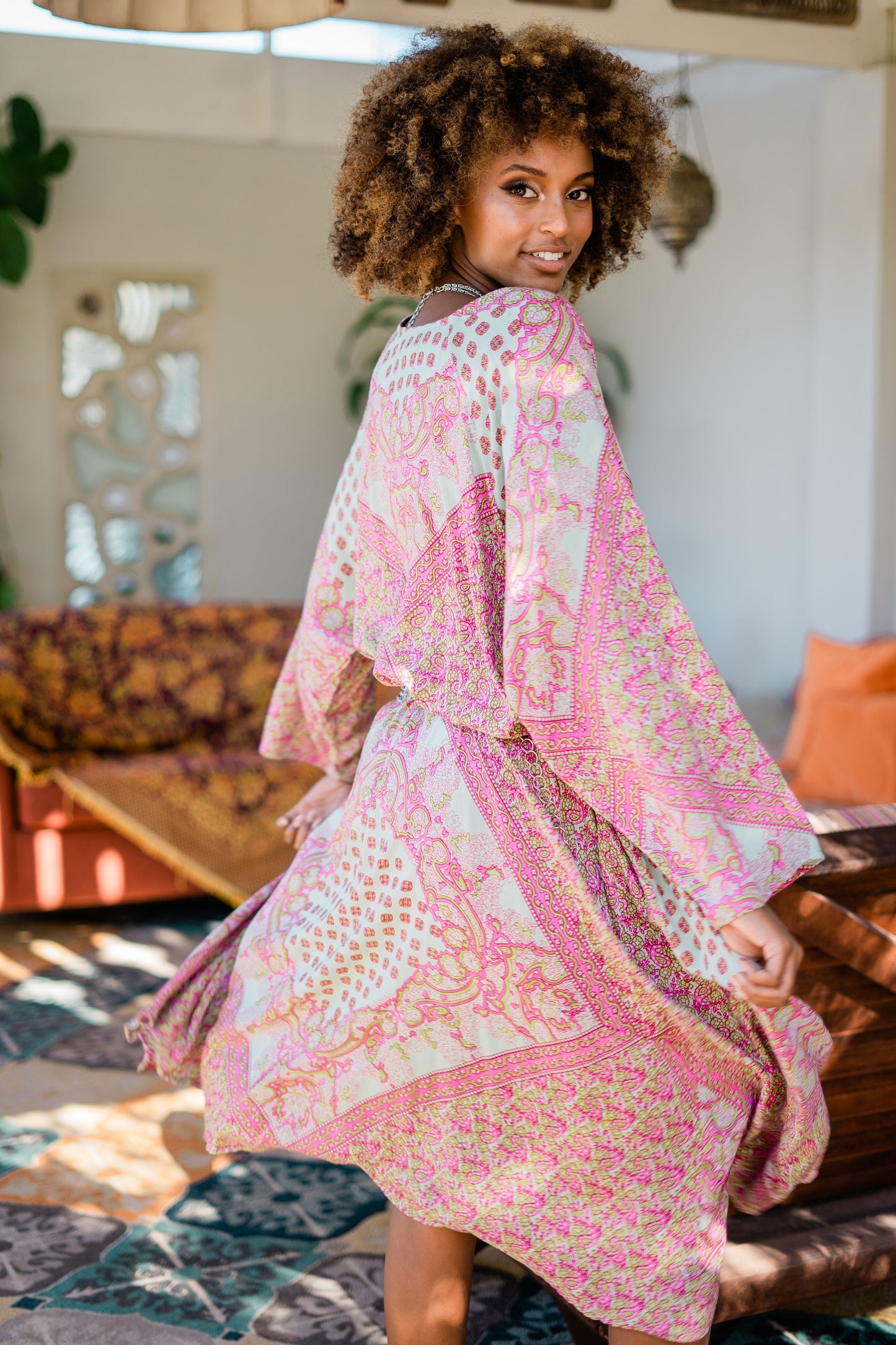 Bohemian Rhapsody Dress Rose Bloom Dress Little Miss Gypsy