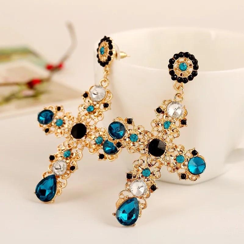 Baroque Cross earrings Earring HAEL XIII