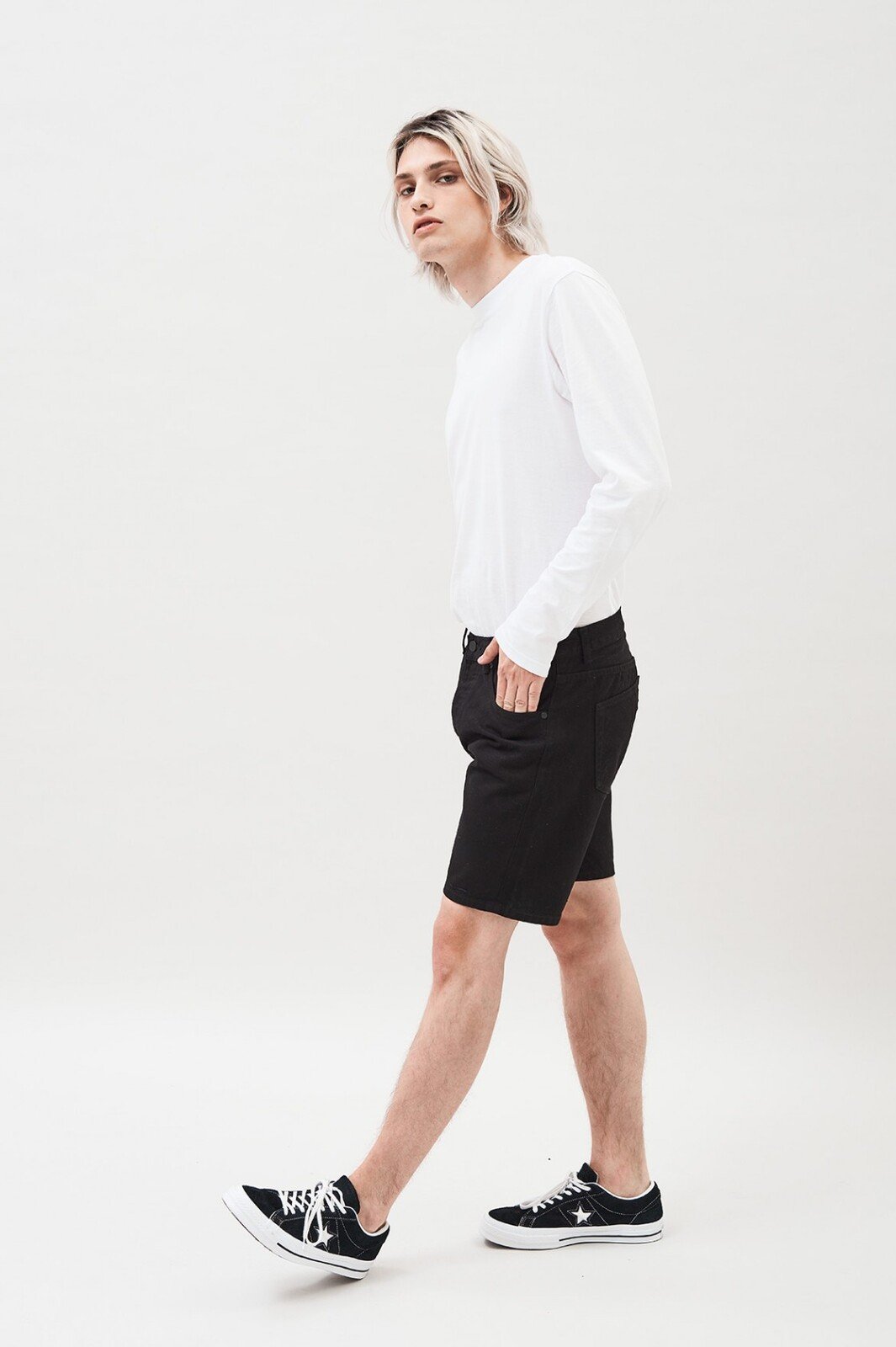 BAY SHORTS BLACK Shorts Dr Denim