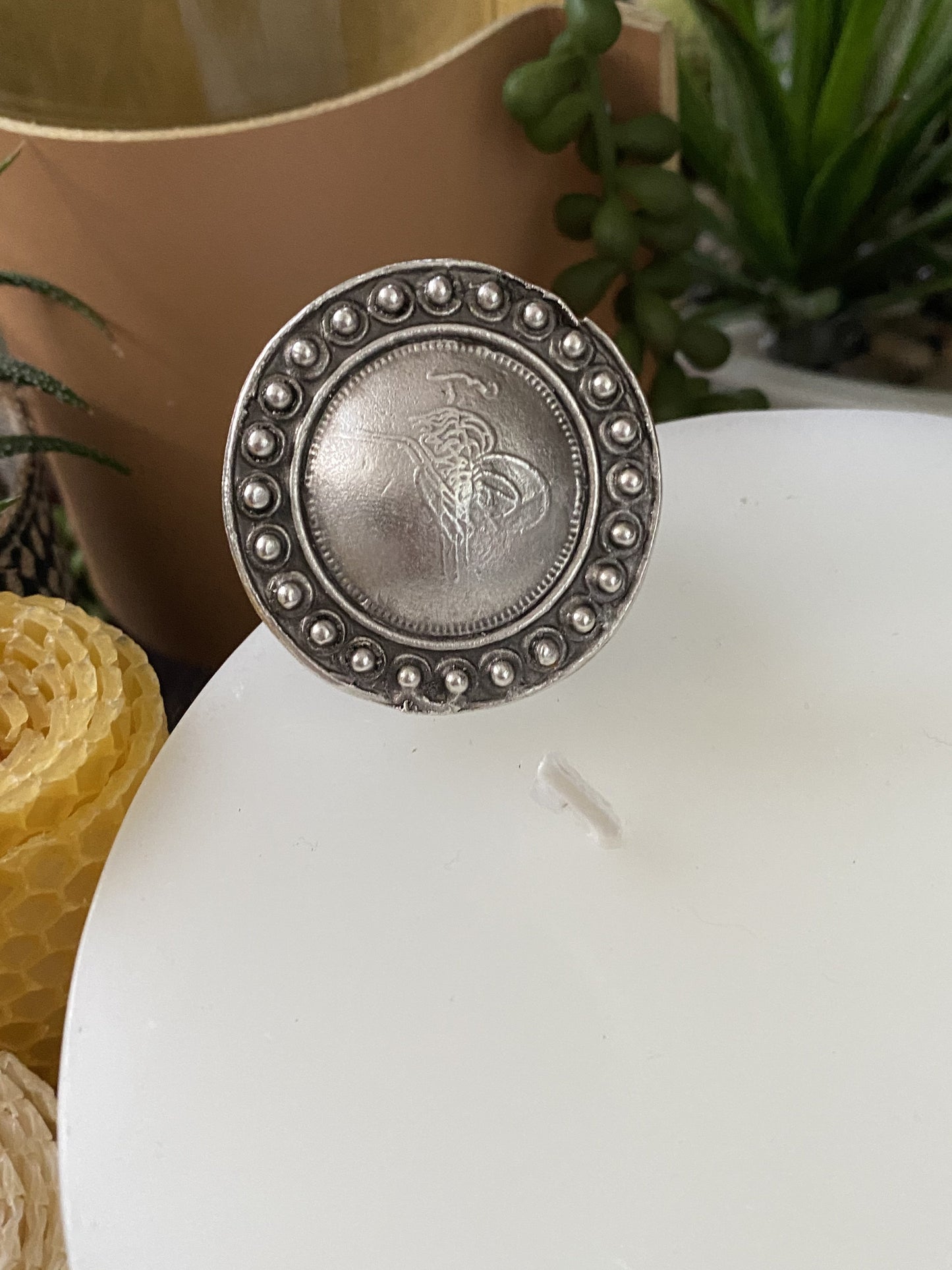 Pomona Turkish Silver Ring Zamac Ring HAEL XIII
