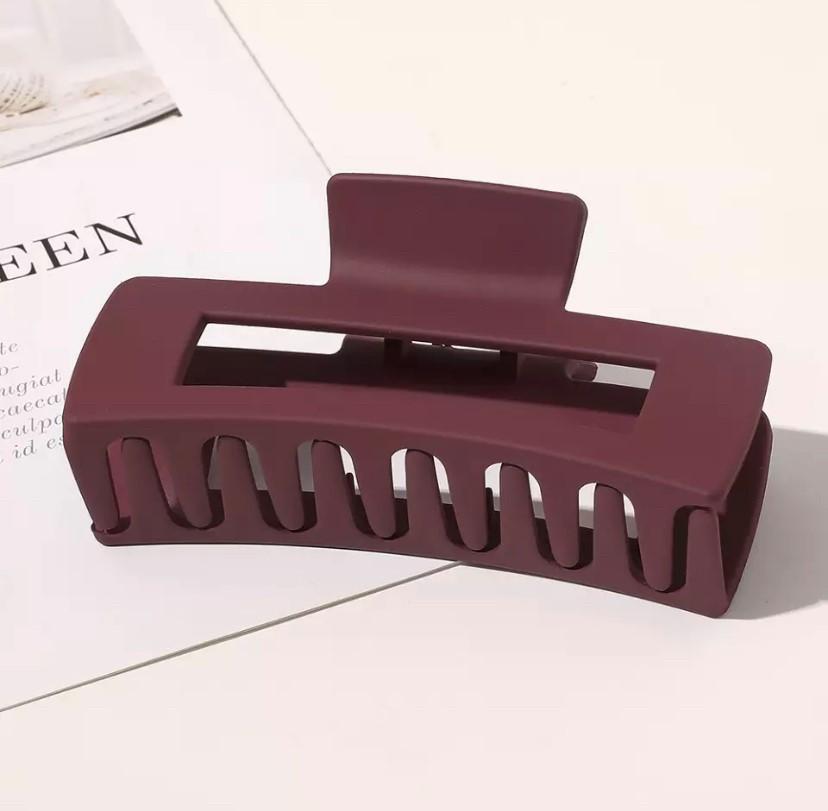 Matte Rectangle hair clip Hair Accessories HAEL XIII