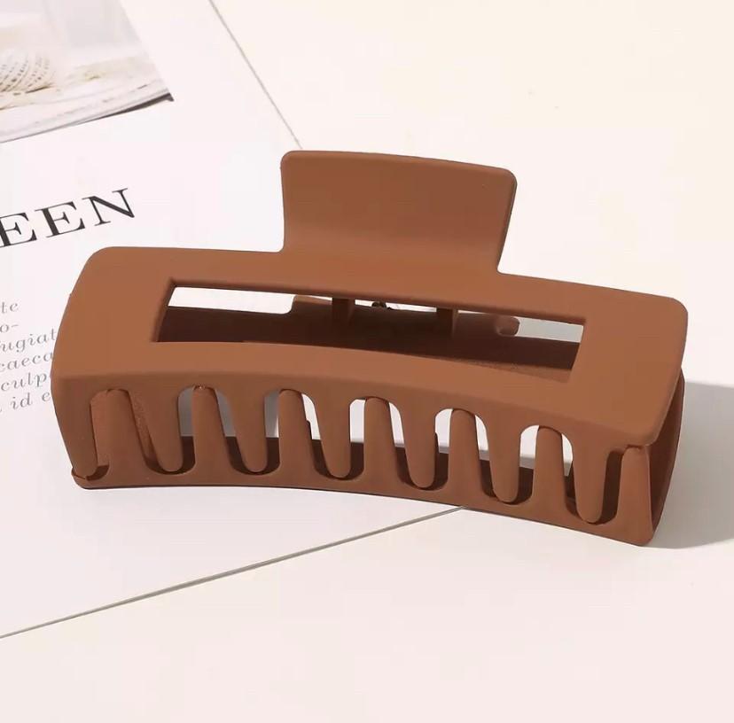 Matte Rectangle hair clip Hair Accessories HAEL XIII