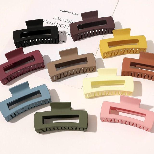 Matte Rectangle hair clip Hair Accessories HAEL XIII