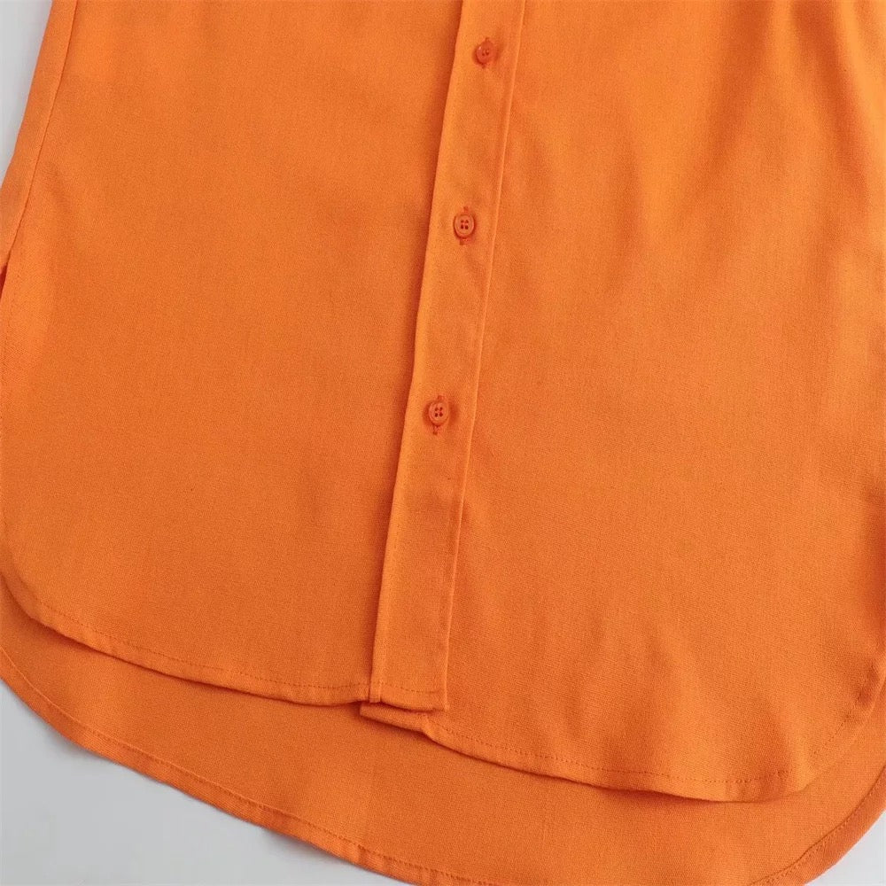 The Ultimate Plain Shirt - Orange Shirt Eyes On Floyd