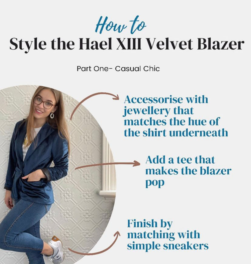 The Velvet Blazer Jacket HAEL XIII