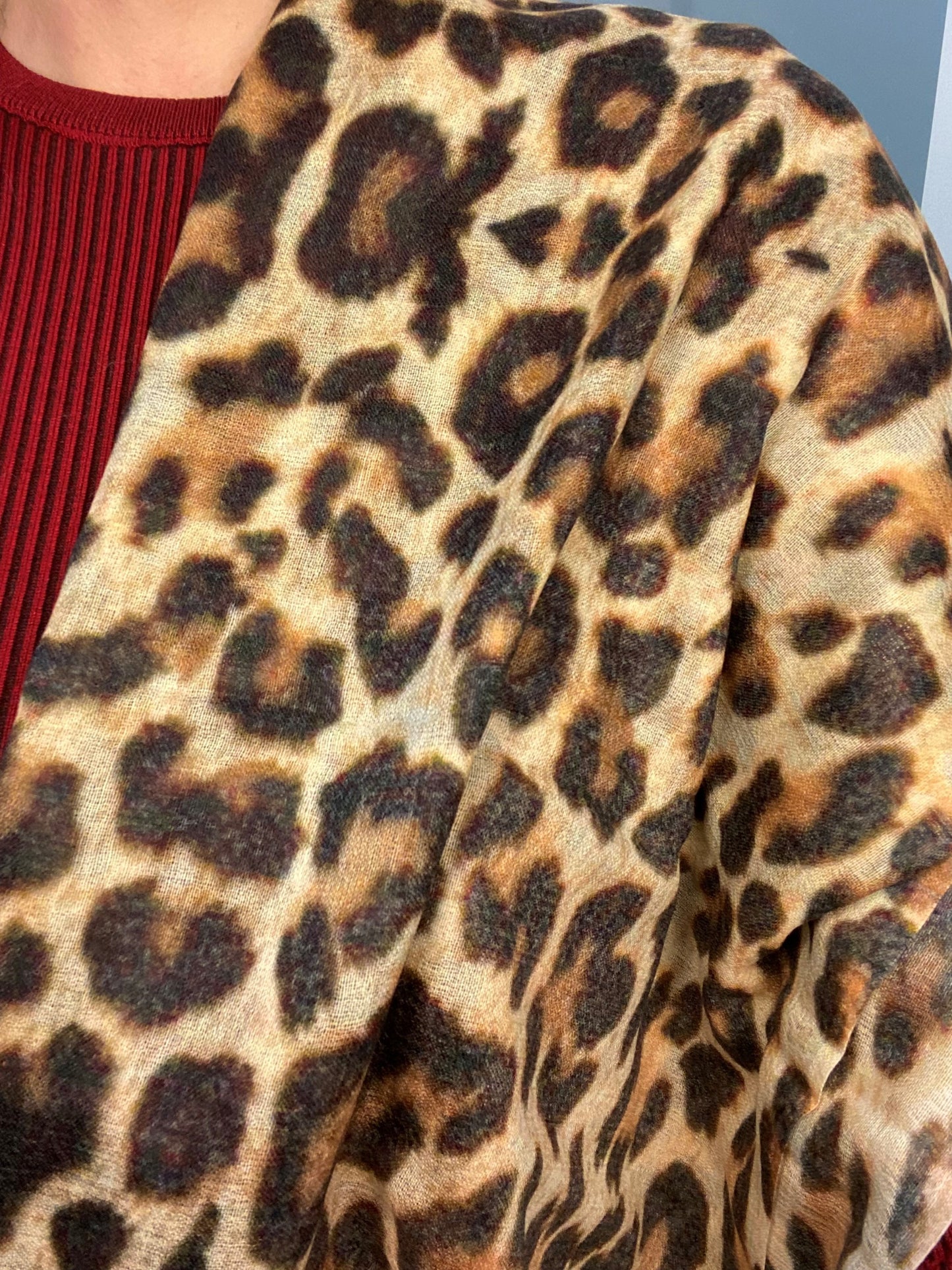 Indian Wool and Silk Scarf Scarf Not specified