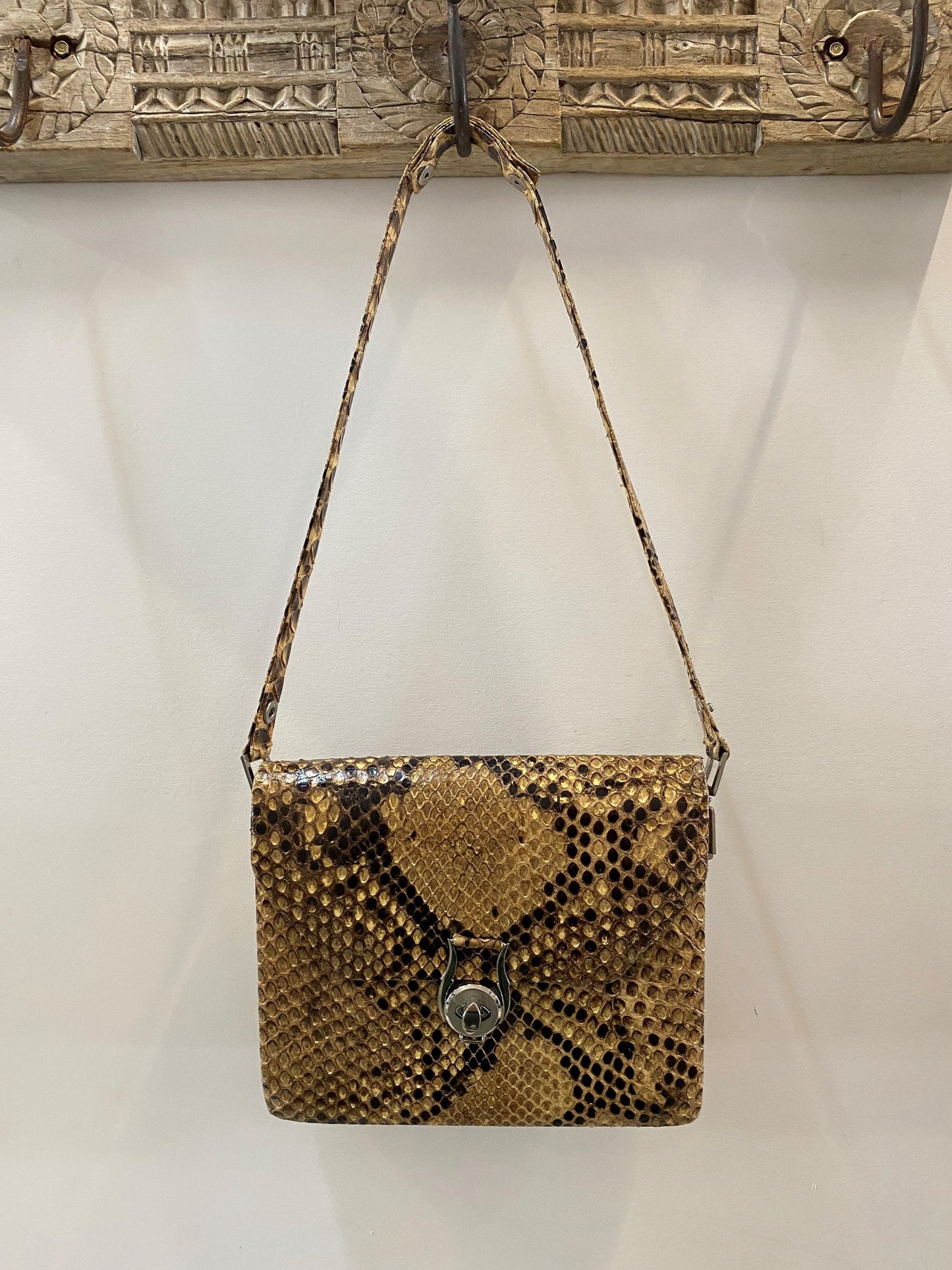 Genuine 70s Snakeskin Bag Vintage Vintage