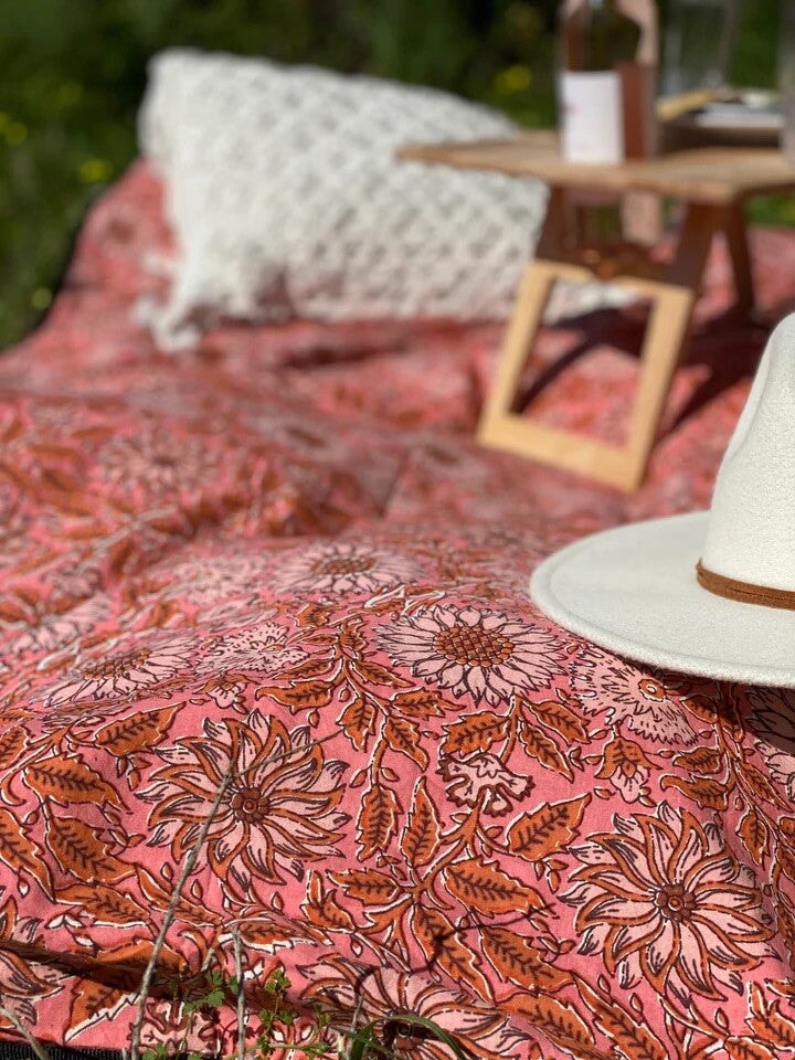 Wildflower Picnic Blanket – Tulip Homewares House Of Skye