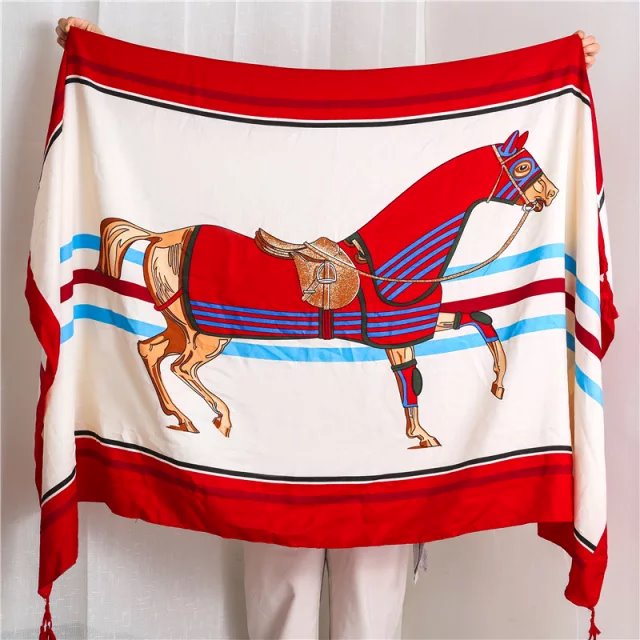 Destrier Horse Scarf - Scarlet Scarf HAEL XIII 