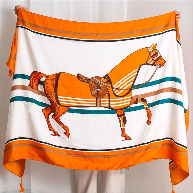 Destrier Horse Scarf - Amber Scarf HAEL XIII 