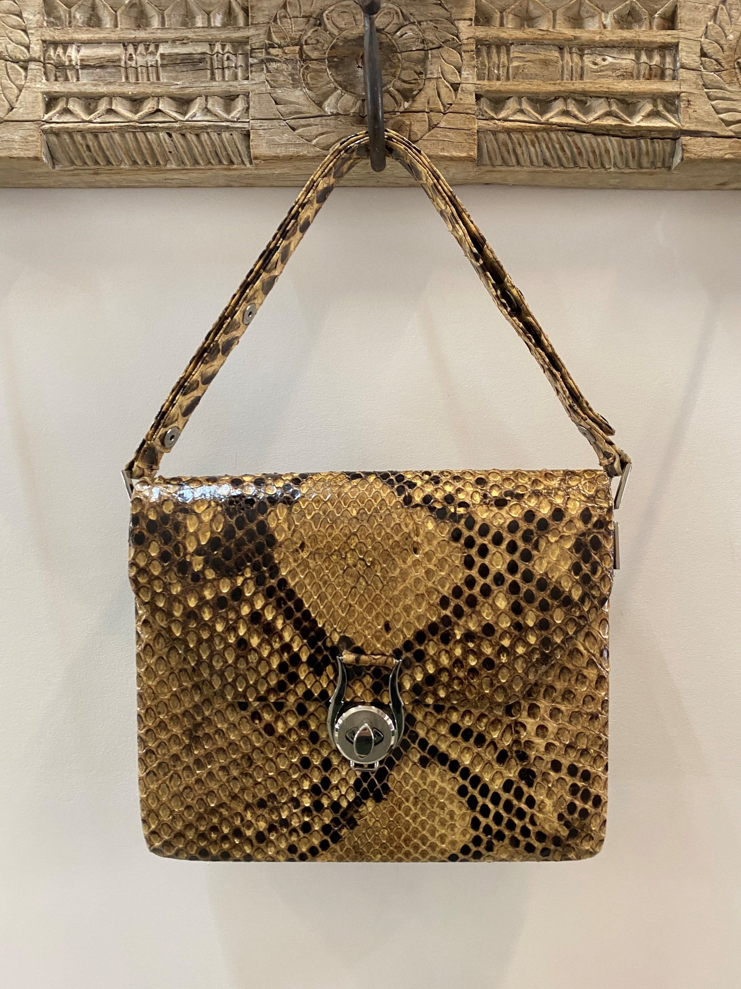 Genuine 70s Snakeskin Bag Vintage Vintage 