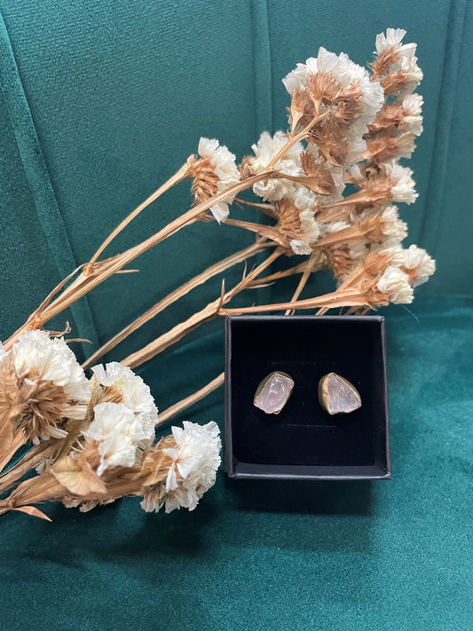 Rose Quartz Earrings Jewellery fossick 
