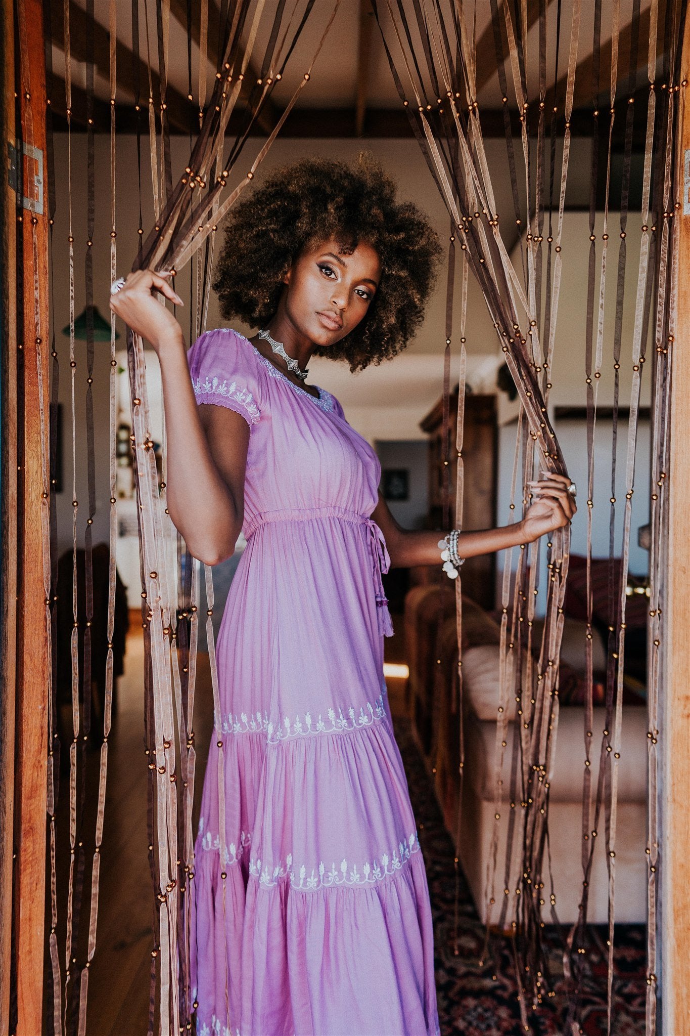 Daydreamer Maxi Dress in Lavender Dress House Of Skye 