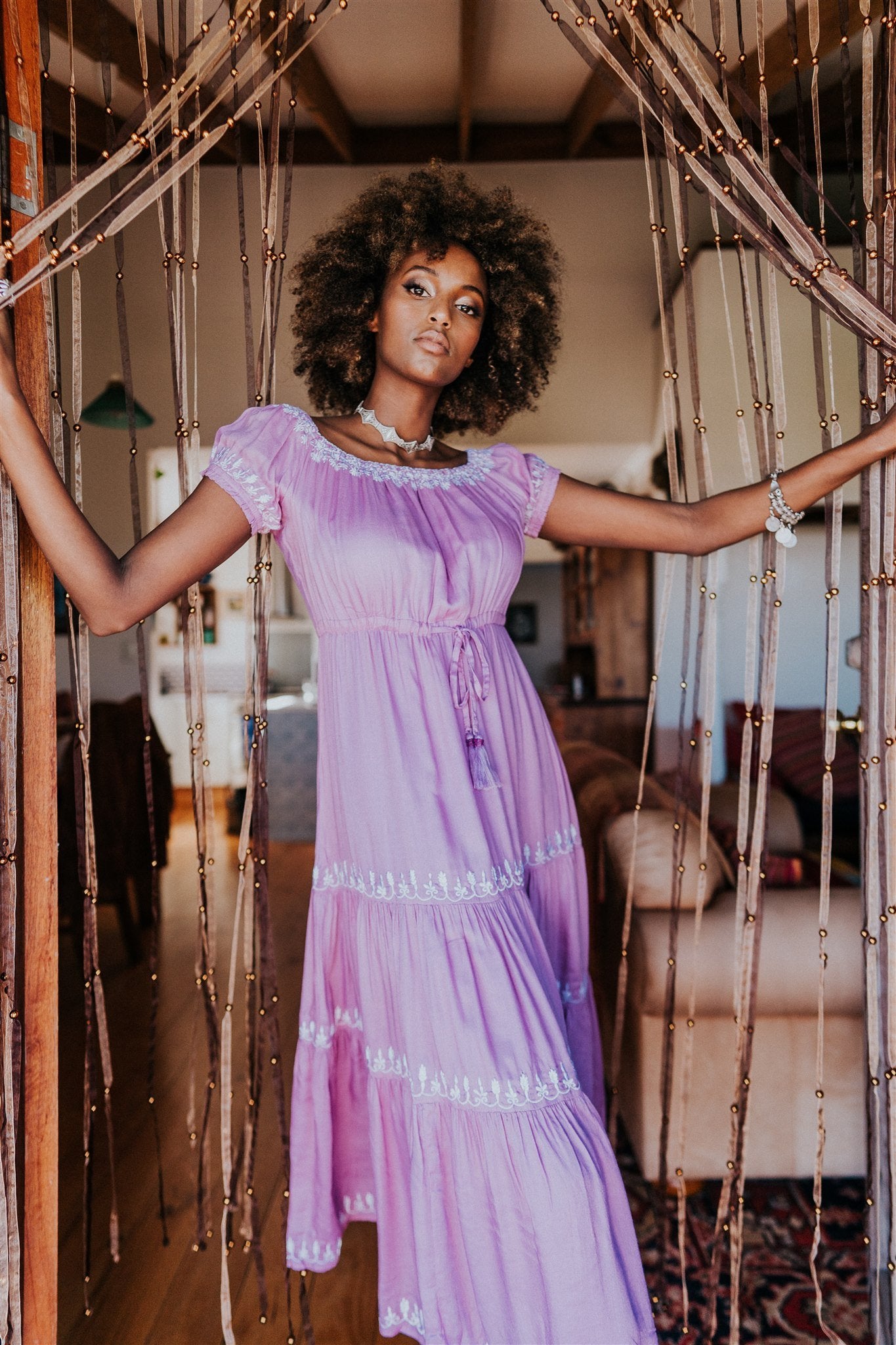 Daydreamer Maxi Dress in Lavender Dress House Of Skye 