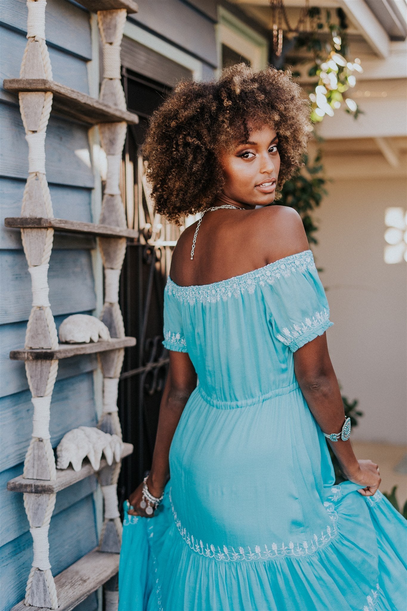 Daydreamer Maxi Dress in Bluebird Dress House Of Skye 