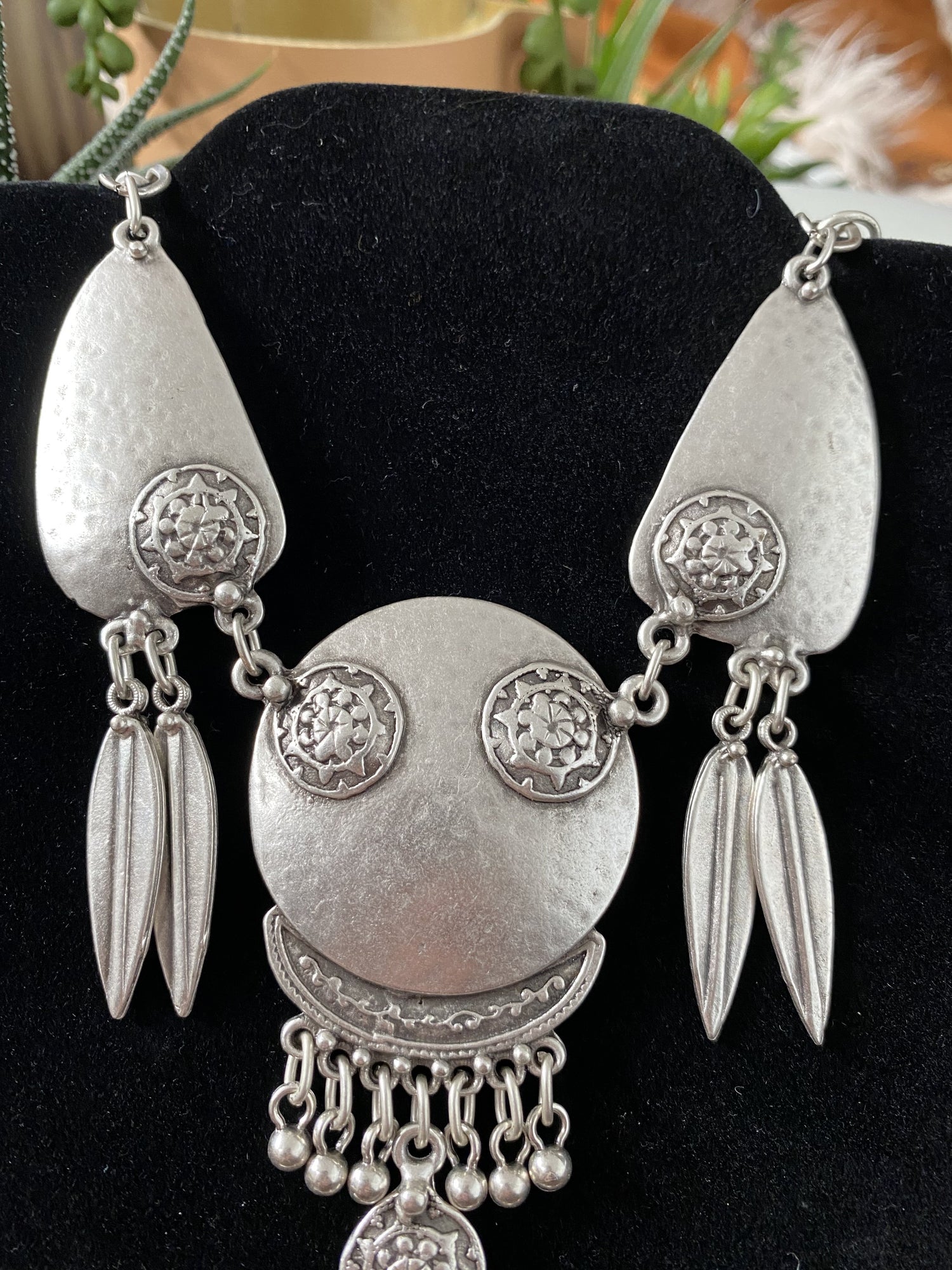 Esana Turkish Silver Necklace Zamac Necklace HAEL XIII 