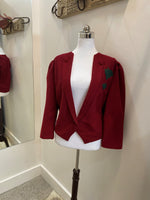 Red Wool Jacket Vintage Vintage 