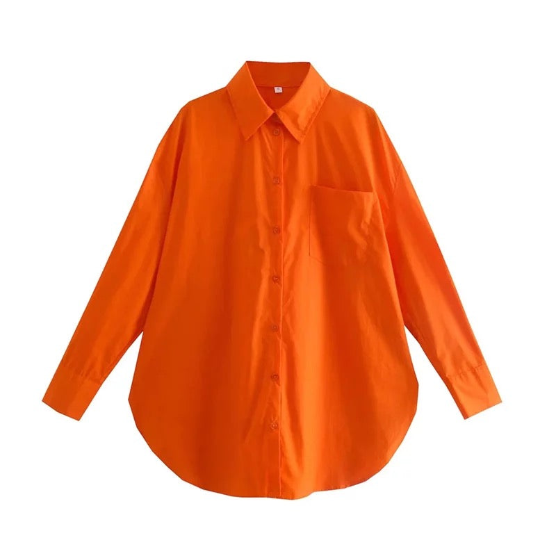 The Ultimate Plain Shirt - Orange Shirt Eyes On Floyd 