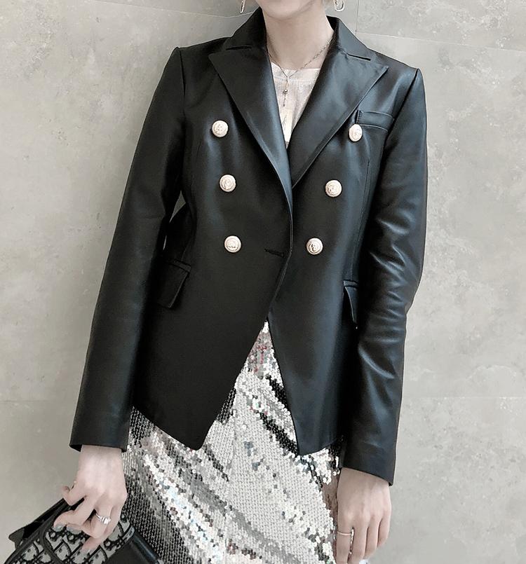 Celine Leather Jacket - Pre Order Only Jacket HAEL XIII Black 100% Sheepskin Leather S