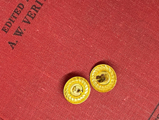 Circle Pearl Earrings Vintage Vintage 