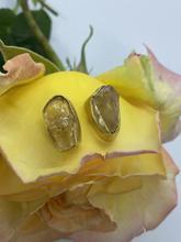 Rough Cut Stud Earrings Earring fossick Citrine 