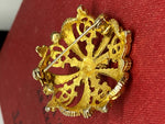 Pearl And Jet Brooch Vintage Vintage 