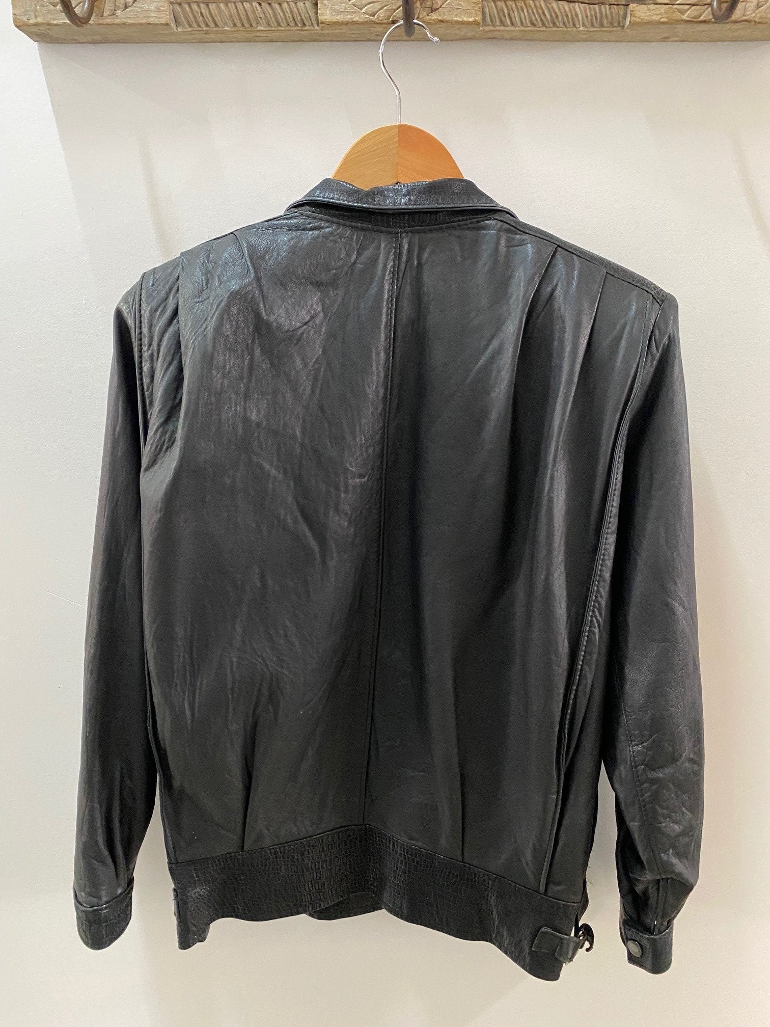 Petrit's 80s Leather Bomber Vintage Vintage 