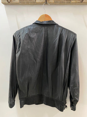 Petrit's 80s Leather Bomber Vintage Vintage 
