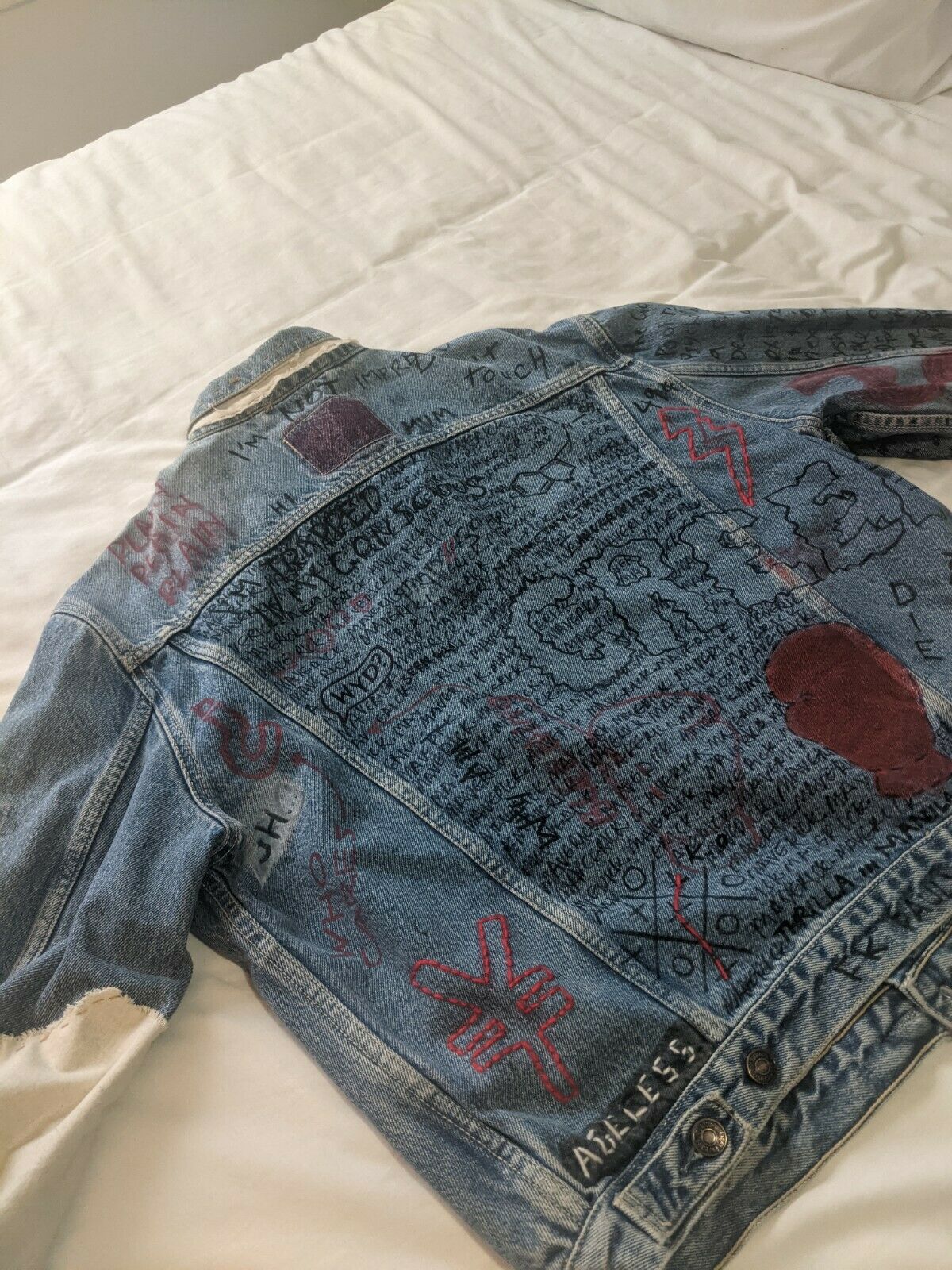 Vintage Levi's Denim Jacket Customised Vintage Vintage 