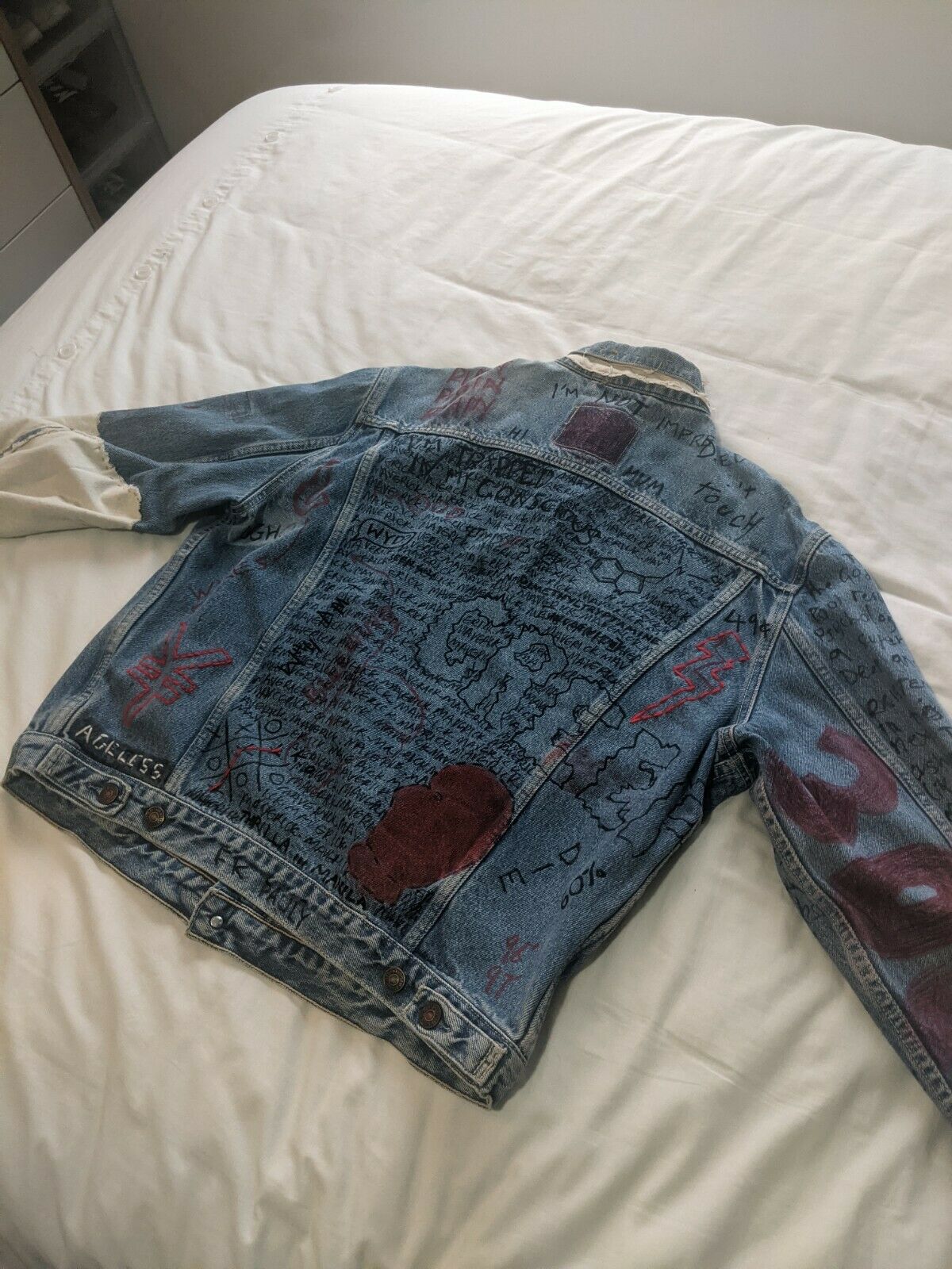 Vintage Levi's Denim Jacket Customised Vintage Vintage 