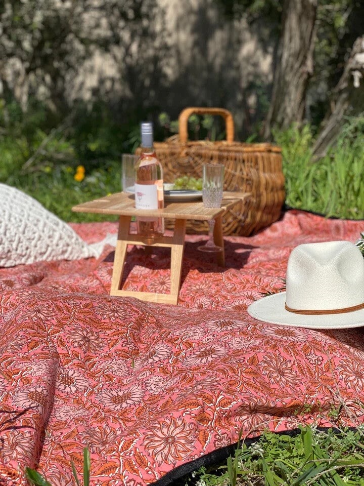 Wildflower Picnic Blanket – Tulip Homewares House Of Skye 